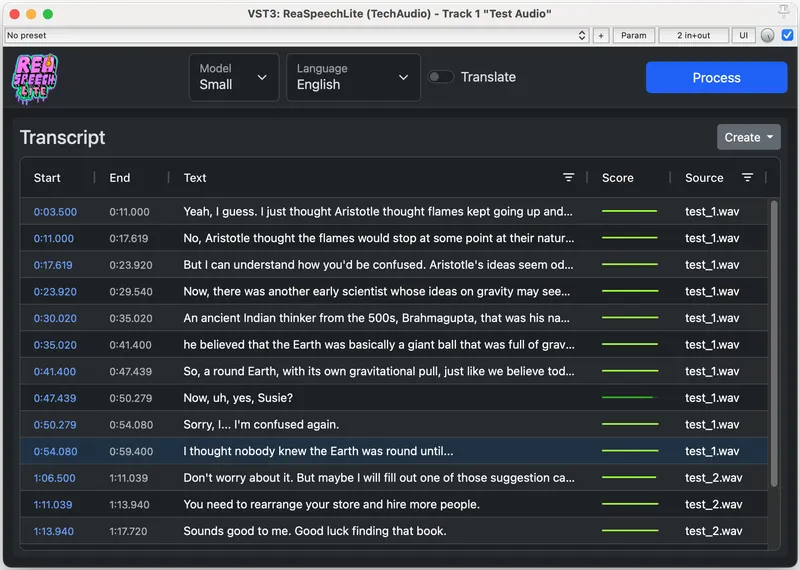 Introducing ReaSpeech Lite